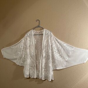 Sheer Embroidered Top